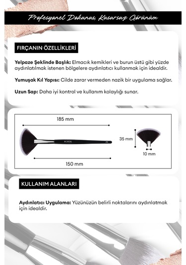 Fan Fırçası Cre Ars Fan Brush 116