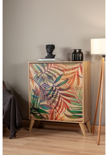 Ricky Mix / 4 Raflı 4 Kapaklı Çok Amaçlı Mutfak Dolabı Banyo Dolabı Çok Amaçlı Dolap