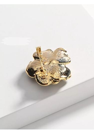 Beautiful Detail Orijinal Gül Desenli Broş 145118040 Siyah