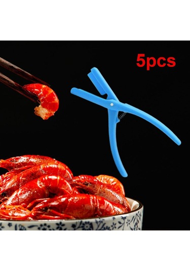 Suntek Magideal 5 Adet Istakoz Sheller Taşınabilir Karides Soyucu Mavi