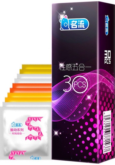 Wezone 30 Adet 5 Farklı Tipte Ultra İnce Prezervatif - Maksimum Zevk Ve Güvenlik İçin Doğal Hisi Sağlar