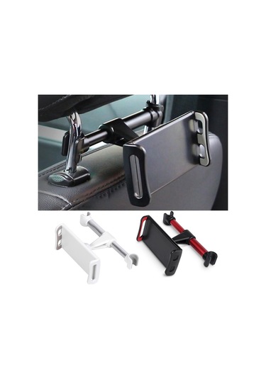 Te 360 Derece Dönen Araç Telefonu Tutucu Araç Arka Yastık Braketi Arka Koltuk Mobil Tablet Braketi Yaratıcı Araba Arka Döner Braket