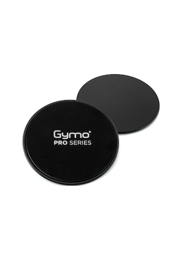 Gymo Core Slider Pilates Egzersiz Kayar Disk Siyah