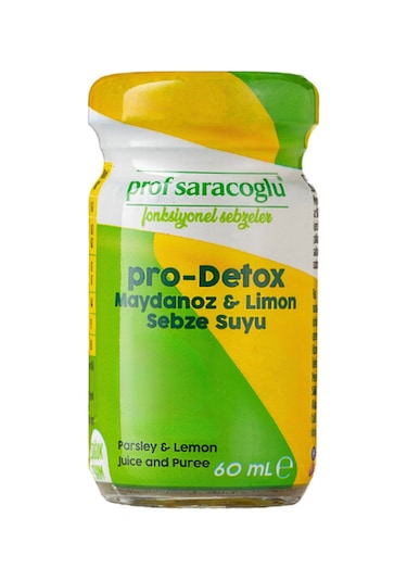 Pro Detox Organik Maydanoz & Limon Shot 5 X 60 ML