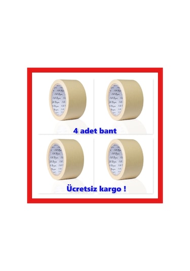 Filli Boya Kağıt Bant Maskeleme Bandı 50 Mm 4 Adet