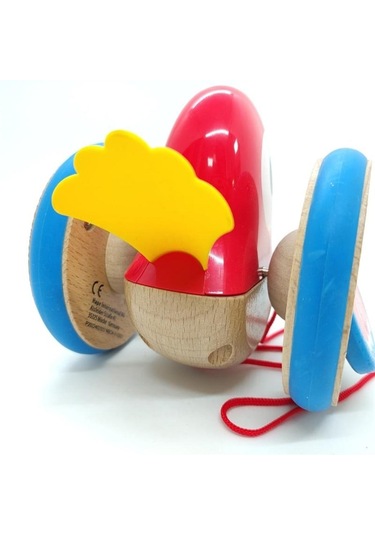 Ahşap İpli Çekçek Yürüme Arkadaşım Papağan 1 Yaş +