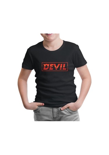 Super Junior - Devil Siyah Çocuk Tshirt
