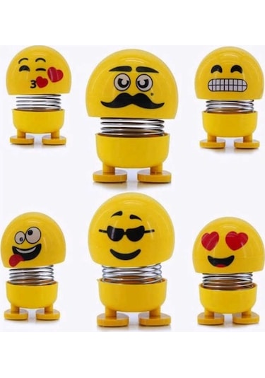 Oyuncak Zıp Zıp Emoji Kafalar Kafa Sallayan Emoji 1 Adet