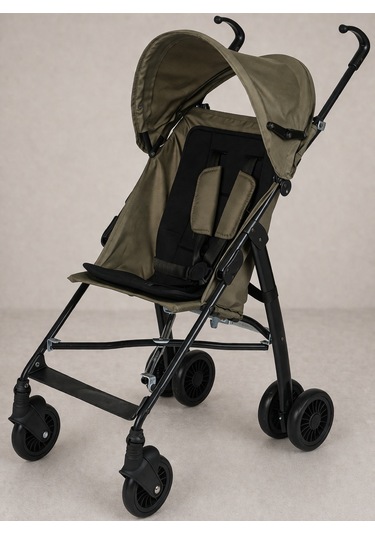 Chubby Baby Baston Bebek Arabası Ergonomik 5 Nokta Emniyet Kemerli
