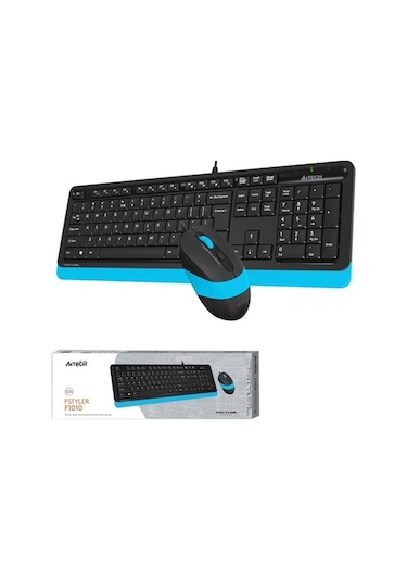 A4 Tech F1010 Kablolu Q Klavye Mouse Set