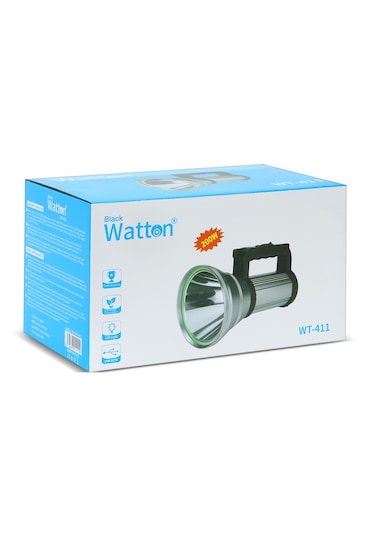 Watton Wt-411 200w Güçlü Şarjlı El Feneri Projektör