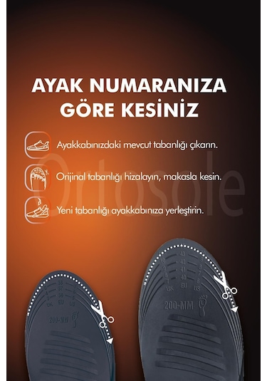 Active Team OS200 Topuk Dikeni Düz Tabanlık İç Basma Önleyici Kemer Destekli Plantar Fasiit İç Tabanlık