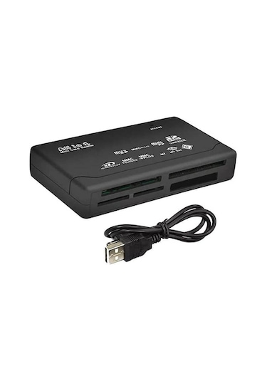 Usb Çoklu Kart Okuyucu Hub Micro Sd Xd Mmc Ms Cf Tf Mini M2 Combo