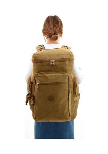 Büyük Boy Ultra Hafif Çok Bölmeli Dağcı Çantası Taba Model: 571-7d - Taba