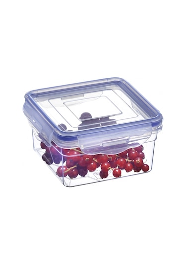 Hava Geçirmez Sızdırmaz Kare Kilitli Saklama Kabı 340 Ml