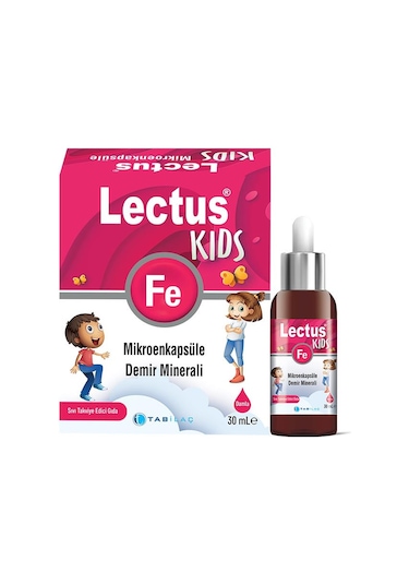 Lectus Kids Mikroenkapsule Demir 30 ml