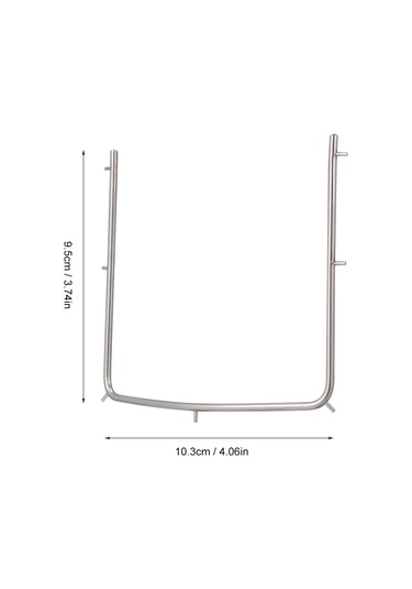 Moveevo Diş Hekimleri İçin Paslanmaz Çelik Yeniden Kullanılabilir Lastik Örtü Tutucu