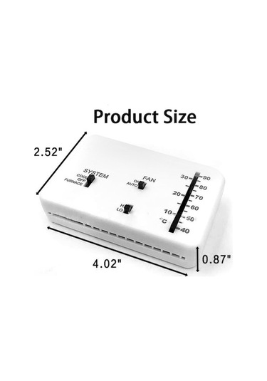 Pazly Dometic Rv Analog Termostat Isıtma Soğutma Yedek Parça 3106995.032