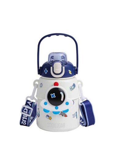 Novahub Yalıtım Uzay Su Pipet Paslanmaz Ördek Öğrenci Karikatür Kapasiteli Gemisi Gagası Çocuk Çelik Büyük Beyaz Beyaz Bardağı 316 Wi Beyaz