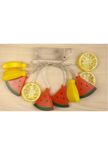 Led Işık - 2m 10 Karışık Meyveler Figürlü Renkli