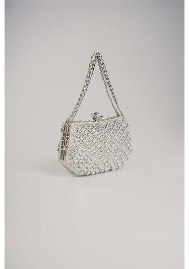 Ççs Kadın 17776 Omuz Askılı El Çantası GÜMÜŞ