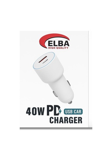 Elba 40w Pd Usb Araç Şarj Cihazı Süper Hızlı Şarj Gücü