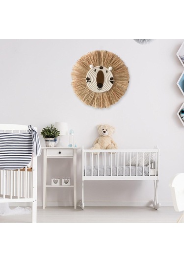 Suntek Magideal Hasır Duvar Asılı Dekor Sanat El Sanatları W/halat C