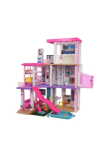 Barbie 'nin Rüya Evi (115 Cm); 75'ten Fazla Aksesuarı Bulunan; 3 Katlı Oyuncak Bebek Evi 3-7 Yaş Arası GRG93