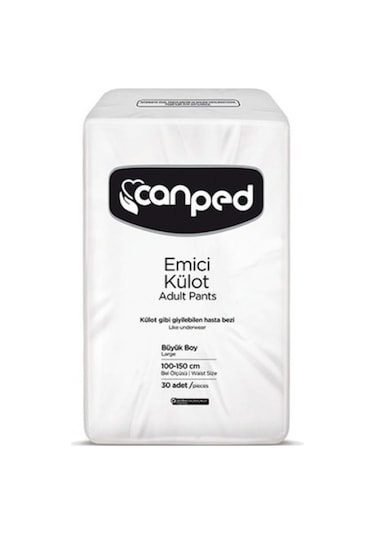 Canped Emici Külot Hasta Bezi Büyük Boy L 30'lu