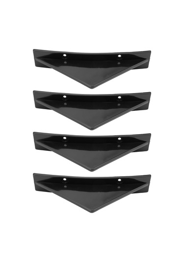 Lemestar Abs Malzeme Akıllı Araç Arka Tampon Spoilerı - Rüzgar Direncini Azaltır, Aerodinamik Performansı Artırır, Evetli Siyah, Evetli Montaj