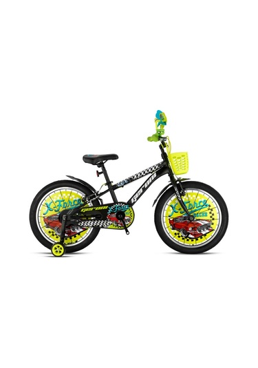 Geroni X-force 20 Jant Mat Siyah-beyaz-sarı Bisiklet Siyah - Sarı