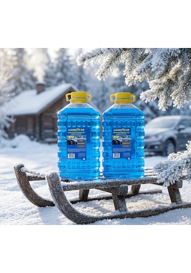 Goodyear -22 Kış Antifirizli 2'li Set Cam Suyu 3 Lt 2 X 3 Litre