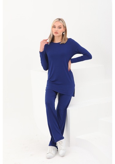 Extra Yumuşak Uzun Viskon Pantolon Home&outdoor-lacivert-lacivert Lacivert