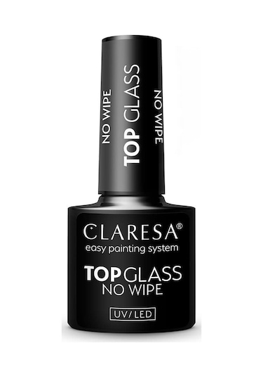 Claresa Top Glass Parlak Top Coat Yapışkan Katsız 5gr