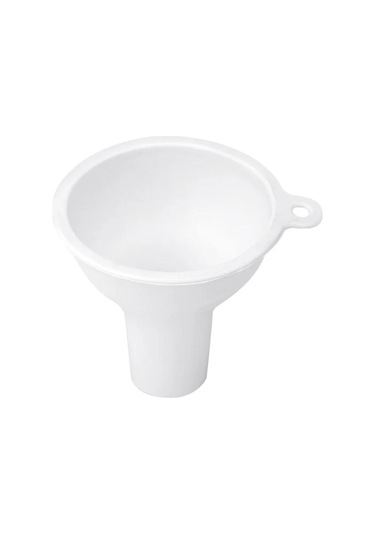 Silikon Geniş Ağızlı Huni Süt Tozu Fasulye Huni Büyük Kalibreli Çok Fonksiyonlu Şarap Sızıntısı Yağ Sızıntısı Mutfak Aksesuarları Beyaz