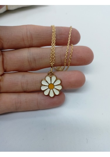 Balık Hediyelik Papatya Modeli İle Tasarlanmış Kolye Küpe Bileklik Set1029