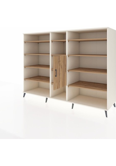 Kronos Dolap 12 Raflı Tek Kapaklı 220x59x163 Aytaşı-çam Aytaşı-çam