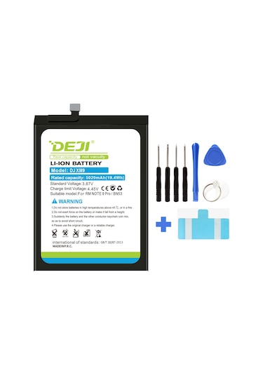 Deji Xiaomi Redmi Note 9/10 Pro Uyumlu BN53 Mucize Batarya Deji