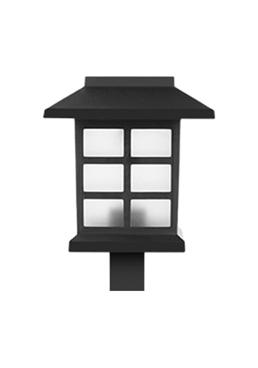 Homyl Led Güneş Bahçe Dış Mekan Işık Yard Işığı, Patio Siyah