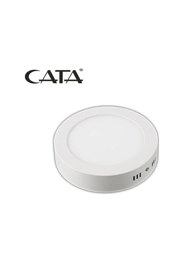 Cata 18w Yuvarlak Sıva Üstü Led Panel 6500k Beyaz Kasa