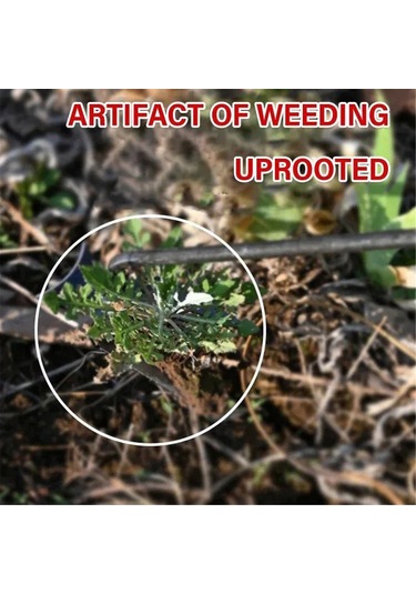 Singree "4 Dişli Yabani Ot Çekme Aleti - Bahçe Ve Tarım İçin Dayanıklı Mangan Çelik Yabancı Ot Temizleme Aracı"