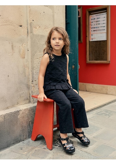 Civil Girls Tokalı 27- Sandalet - Siyah