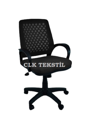 Clk-06 Fileli Petek Ofis Büro Bilgisayar Koltuğu Sandalyesi Siyah Clk-06 Fileli Petek Ofis Büro Bilgisayar Koltuğu Sandalyesi Siyah