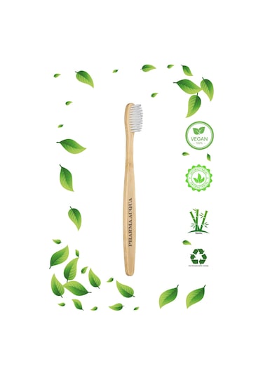 Pharma Acqua Beyaz Bambu Diş Fırçası