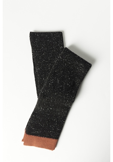 AC&Co / Altınyıldız Classics Erkek Antrasit-kahverengi Atkı-bere Set