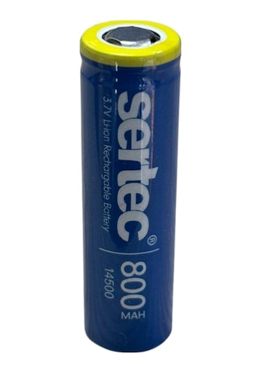3.7v Li-ion 14500 Aa - 800 Mah 3c Şarjlı Pil