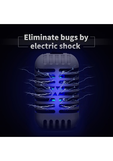 Yaleker Beyaz Evcil Uv Işıklı Elektrikli Mus Derici - Sessiz Çalışma, Güvenli Kafes, 110v-240v İngiliz Standardı Beyaz