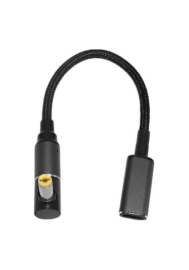 Ebitda Laptop Usb Tip-c 5.5x1.7mm Manyetik Şarj Kablosu 100w, Hızlı Şarj, Dayanıklı Kablo