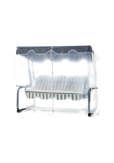 3 Kişilik Salıncak Koruma Örtüsü 210 x 135 x 170 CM Şeffaf