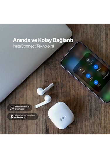 Ttec Airbeat Go Bluetooth 5.1 Kulakiçi Kulaklık